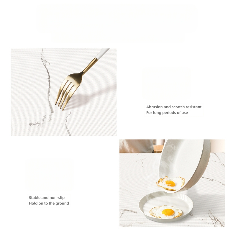 Márvány terítő, vízálló és olajálló, mosásmentes, forrázásgátló terítő, 2025-ös új, hozzáférhető, luxus, csúcskategóriás dohányzóasztal-terítő, asztalszőnyeg