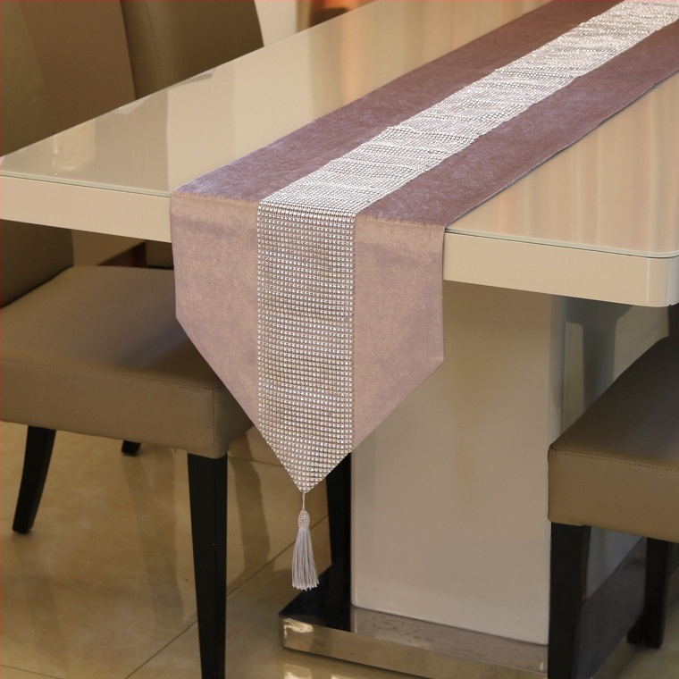 Tarpvalstybinė ryški deimantinė rašyba su kanapėmis, moderni paprasta europietiška stalo vėliava, nauja kiniška staltiesė, europietiška ir korėjietiška kokybės festivalio staltiesė