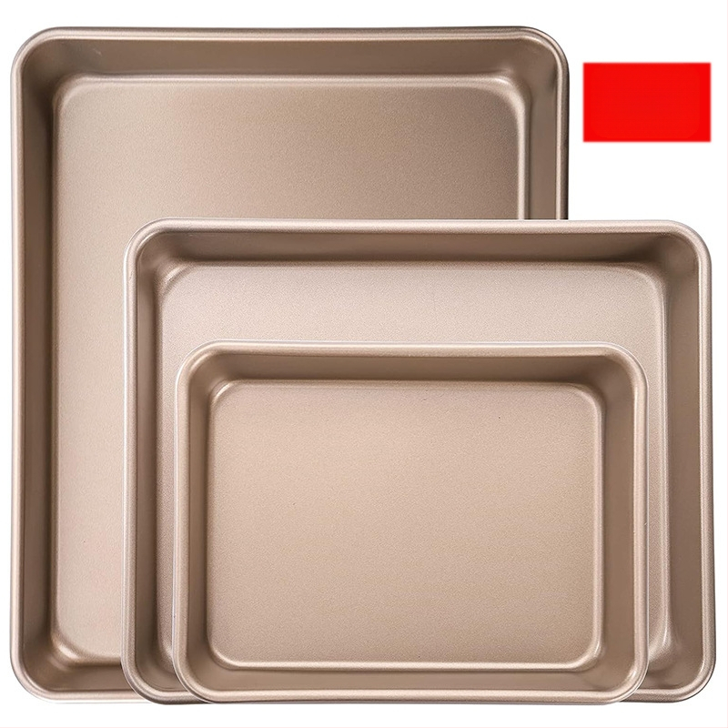 Szénacél sütőlap sütő speciális tányér téglalap alakú tapadásmentes sütőlap háztartási lapos tálca süteménytekercs párolt süteménytálca