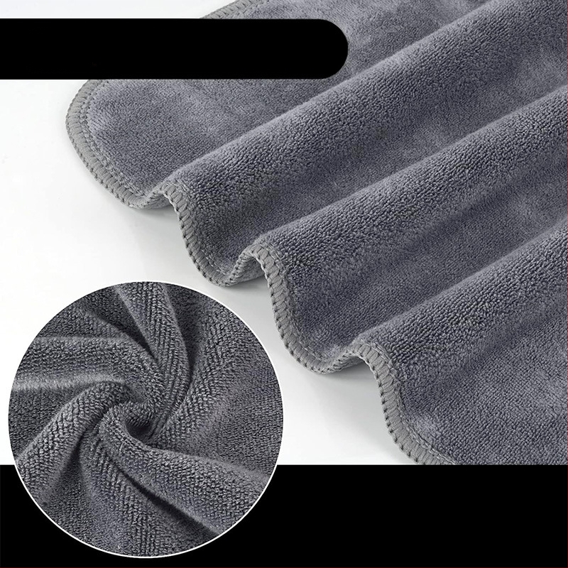 Didmeninė prekyba itin storu, minkštu ir sugeriančiu mikropluošto rankšluosčiu, 35 * 75 storio, automobilio plovimo rankšluosčiu.