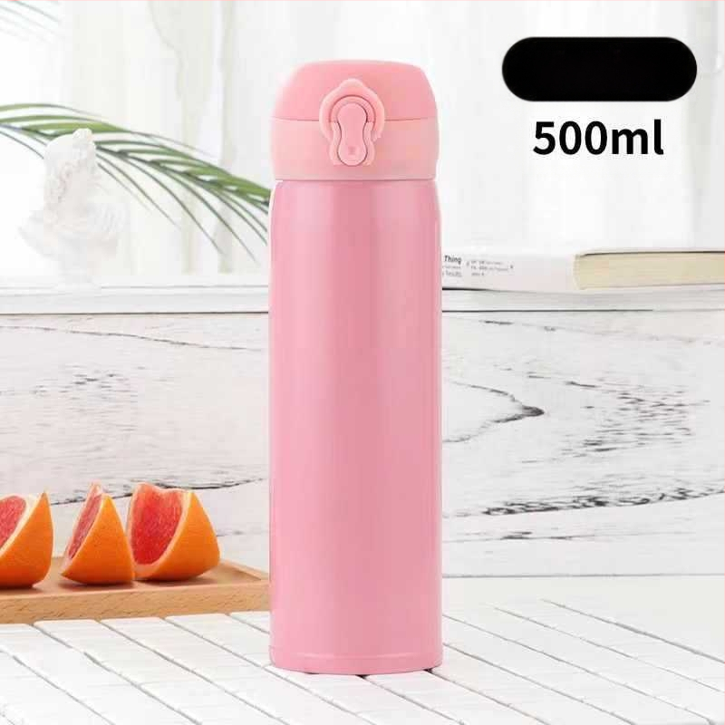 ✅ Termoskruus Bounce Home Lihtne kaasaskantav auto 304 roostevabast terasest kahekihiline vaakumvaba kohandatav graveeritud vesi