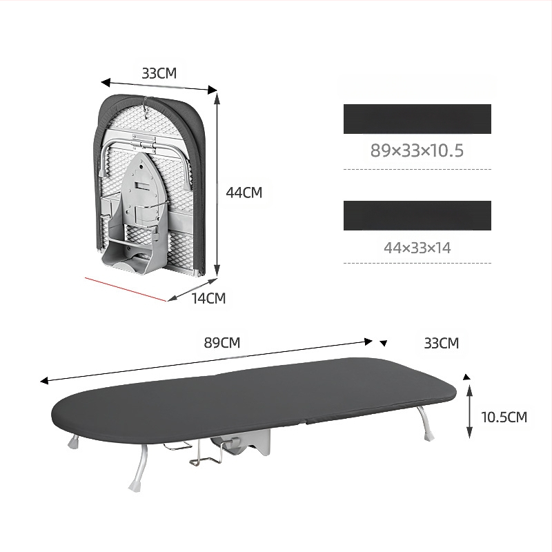 Tarpvalstybinė stalo lyginimo lenta, sulankstoma lyginimo lenta, sustiprintas lyginimo stalas, lyginimo drabužiai, įskaitant daiktų laikymo lentyną, buitinė lyginimo lenta