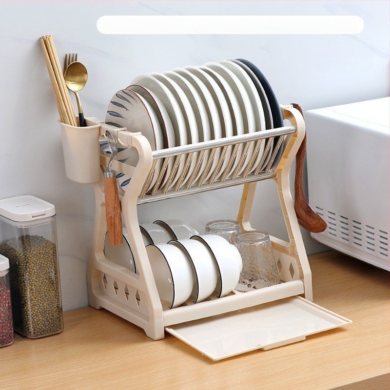 Daugiafunkcis virtuvės laikymo stovas iš nerūdijančio plieno, indų laikymo lentynėlė, spintelių ir indų laikymo lentynėlė, dubenėlių ir lazdelių laikymo lentynėlė, lėkščių ir peilių laikymo lentynėlė, dvigubo sluoksnio stalo įrankių laikymo lentynėlė.