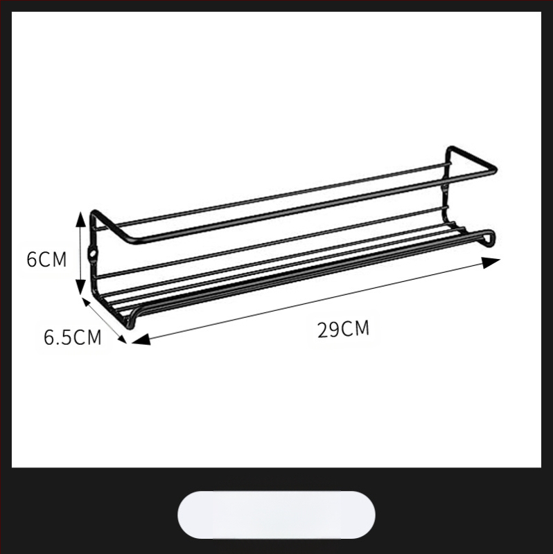 Prie sienos tvirtinama virtuvės prieskonių laikymo lentynėlė be perforatoriaus, spintelė, prieskonių lentynėlė, daugiafunkcinė prieskonių butelių lentynėlė, prieskonių lentynėlė