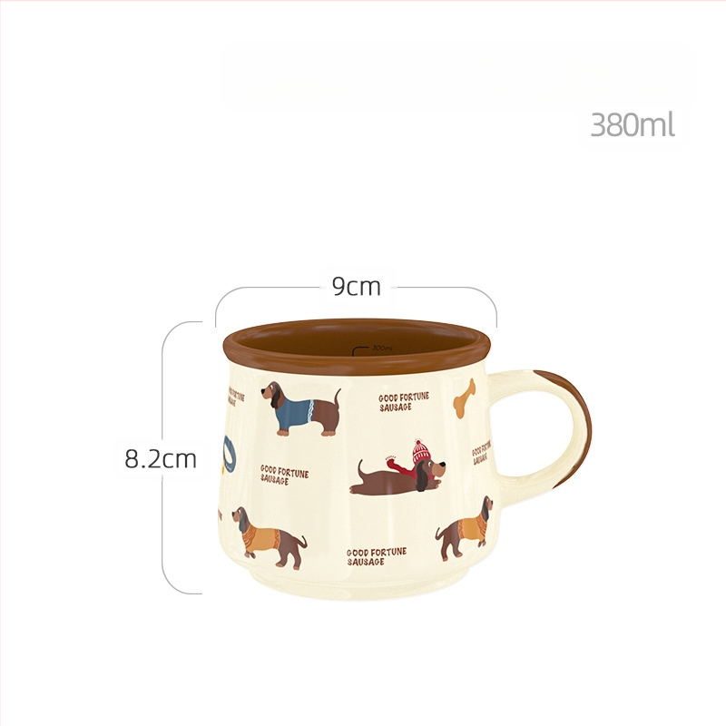 Mori Office`i keraamilised lauanõud, kruus, kõrge väärtusega kuumakindel paarile mõeldud majapidamishommikusöögi tass, lilleteekruus, piimakruus