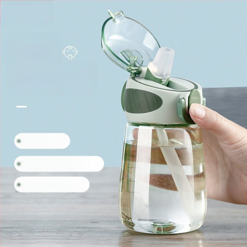 Kūdikių maisto kokybės siurbimo vamzdelio puodelis, specialus nėščioms moterims ir motinoms su skale, paprastas nešiojamas plastikinis puodelis studentams ir vaikams.