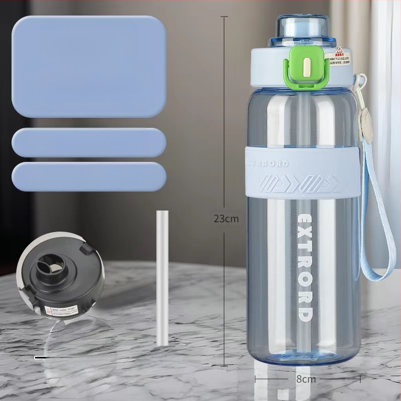 2025. gada lielas ietilpības fitnesa sporta ūdens krūze, liela, lielas ietilpības plastmasas salmu krūze, āra ceļojumu plastmasas krūze, pielāgota