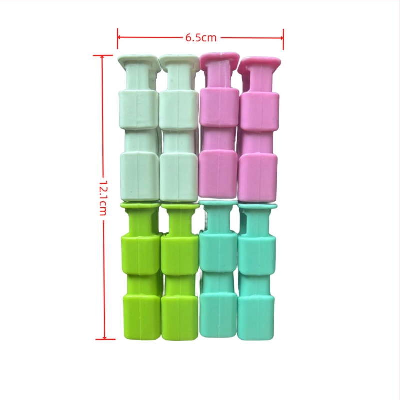 Užkandžių drėgmei atsparus spaustukas duonos maišelio konservavimo spaustukas plastikinio maišelio sandarinimo spaustukas pieno miltelių maišelio sandarinimo preso spaustukas sandarinimo įrankis