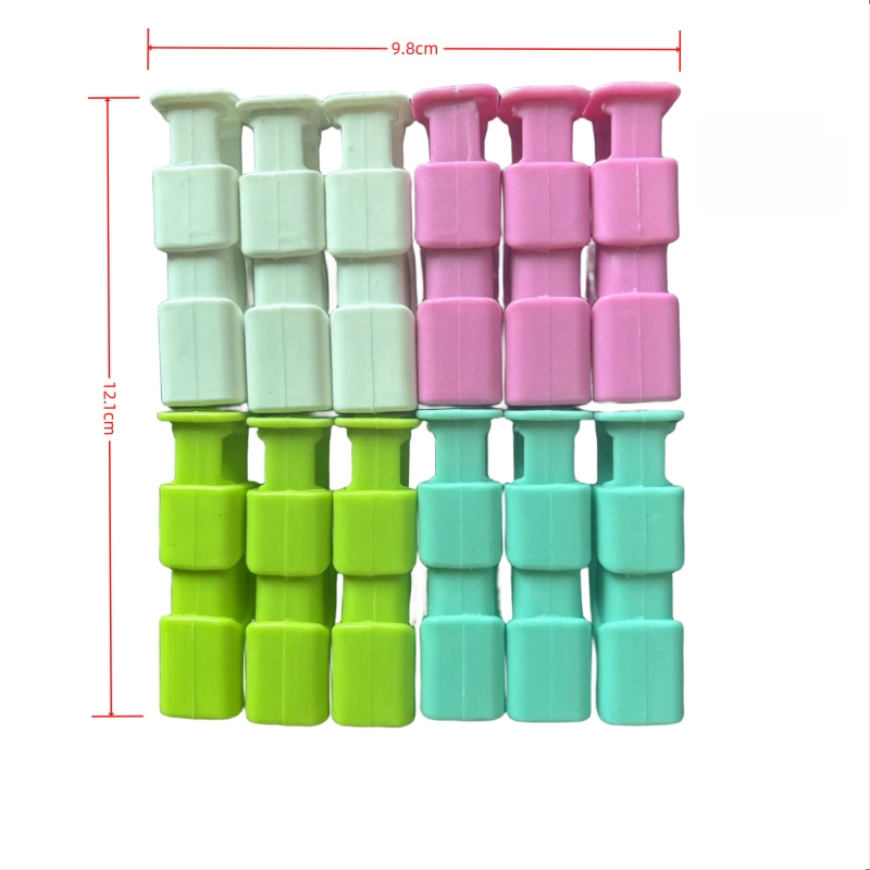 Užkandžių drėgmei atsparus spaustukas duonos maišelio konservavimo spaustukas plastikinio maišelio sandarinimo spaustukas pieno miltelių maišelio sandarinimo preso spaustukas sandarinimo įrankis