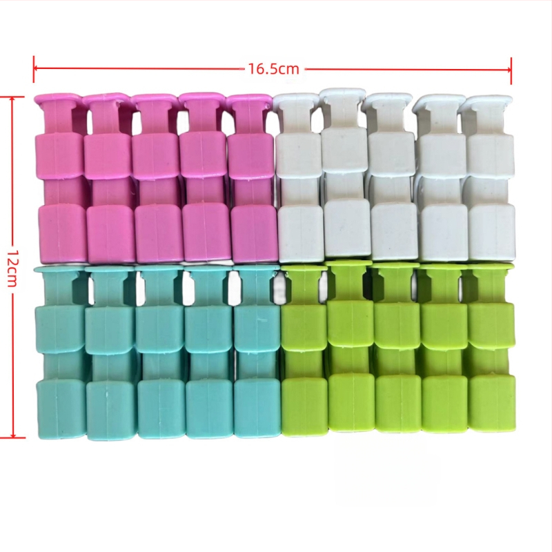 Užkandžių drėgmei atsparus spaustukas duonos maišelio konservavimo spaustukas plastikinio maišelio sandarinimo spaustukas pieno miltelių maišelio sandarinimo preso spaustukas sandarinimo įrankis