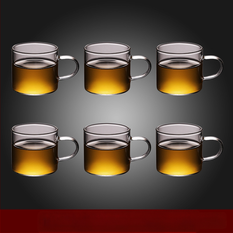 Borosilikaatklaasist pott piaoyi tass kõrge temperatuurikindel teekann tee eraldamine puidust käepide lilleline teekann majapidamises tee valmistamise teekomplekt