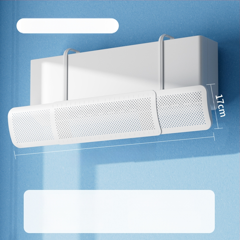 Дефлектор за климатик, щит против директен вятър, стенен монтаж, универсален въздушен отвор, водач за вятър, бебешко задържане, нов модел 2025