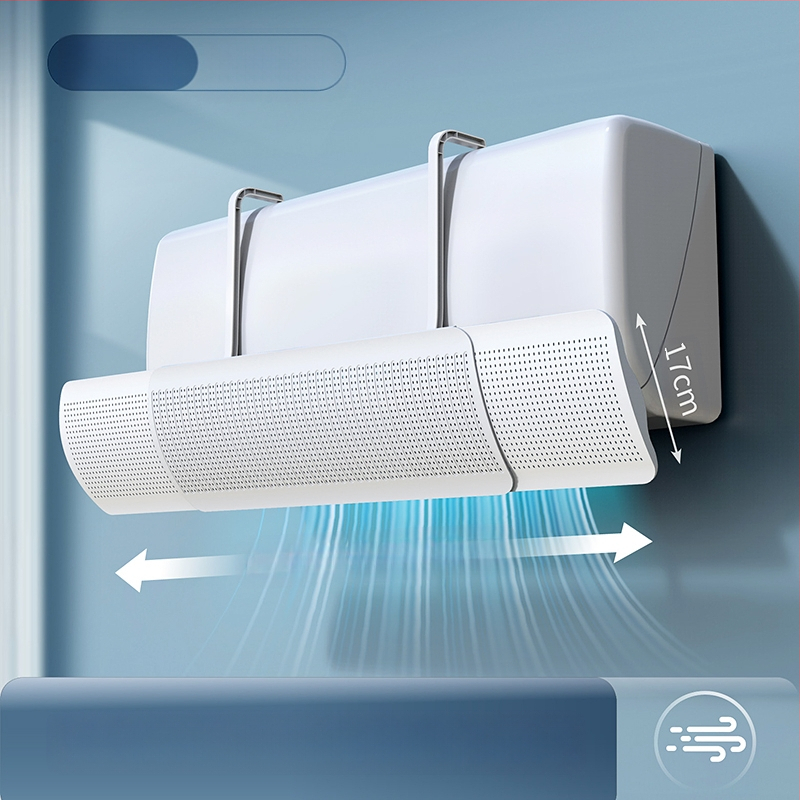 Дефлектор за климатик, щит против директен вятър, стенен монтаж, универсален въздушен отвор, водач за вятър, бебешко задържане, нов модел 2025