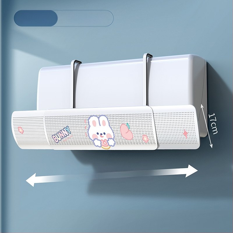 Дефлектор за климатик, щит против директен вятър, стенен монтаж, универсален въздушен отвор, водач за вятър, бебешко задържане, нов модел 2025