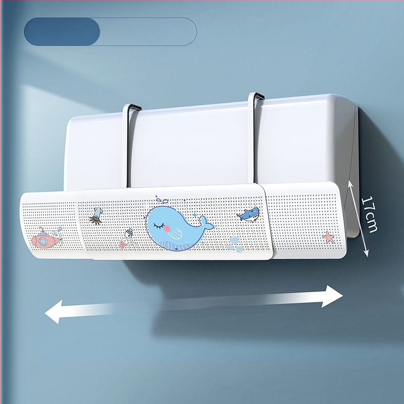 Дефлектор за климатик, щит против директен вятър, стенен монтаж, универсален въздушен отвор, водач за вятър, бебешко задържане, нов модел 2025