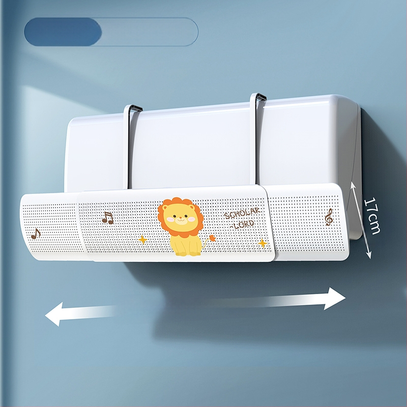 Дефлектор за климатик, щит против директен вятър, стенен монтаж, универсален въздушен отвор, водач за вятър, бебешко задържане, нов модел 2025