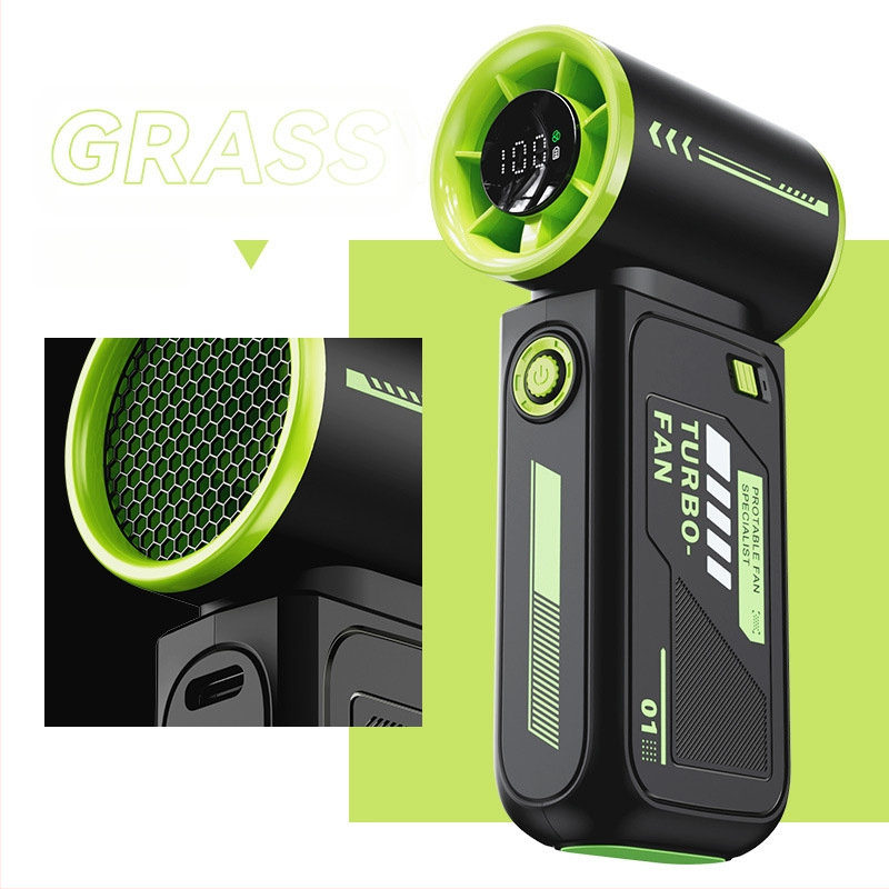 2025. aasta piiriülene kiire vägivaldne pihuventilaator, mini kaasaskantav USB-laetav välistingimustes jahutav väike elektriventilaator