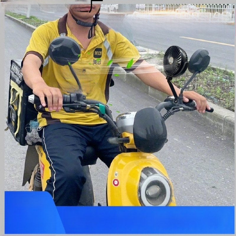 Neljarattaline iminapaga autoventilaator vaikne klambriga laadimine USB-port eakatele tõukerattale elektriline kolmerattaline auto