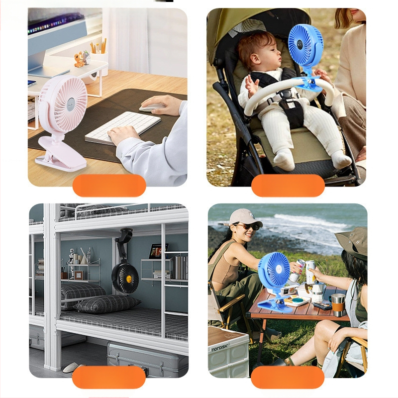 Neljarattaline iminapaga autoventilaator vaikne klambriga laadimine USB-port eakatele tõukerattale elektriline kolmerattaline auto