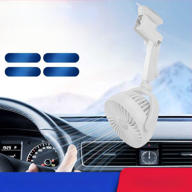 Neljarattaline iminapaga autoventilaator vaikne klambriga laadimine USB-port eakatele tõukerattale elektriline kolmerattaline auto