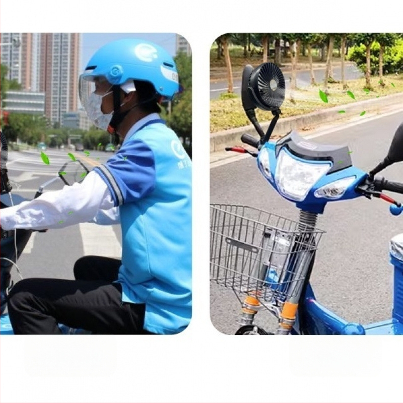 Neljarattaline iminapaga autoventilaator vaikne klambriga laadimine USB-port eakatele tõukerattale elektriline kolmerattaline auto