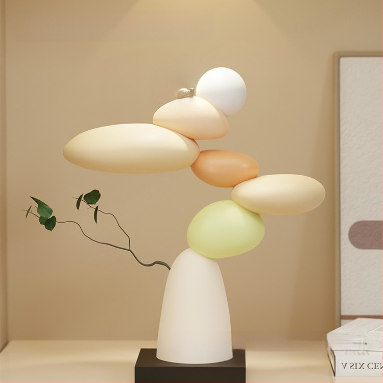 [Lemon Home] Művészeti nappali TV szekrény Padló Nagy díszek Világos Luxus Ideje futni Haladó művészet