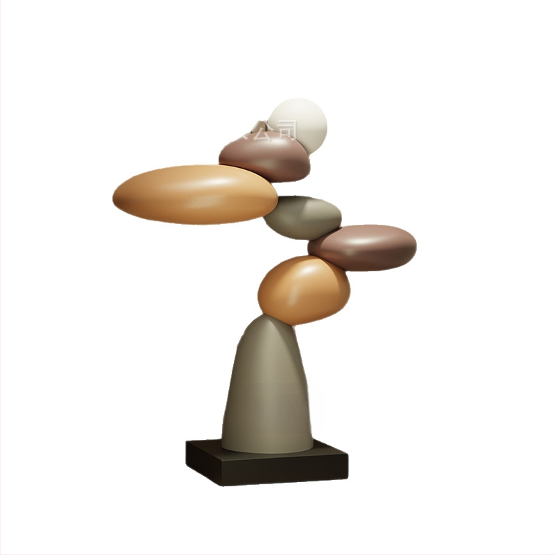 [Lemon Home] Művészeti nappali TV szekrény Padló Nagy díszek Világos Luxus Ideje futni Haladó művészet