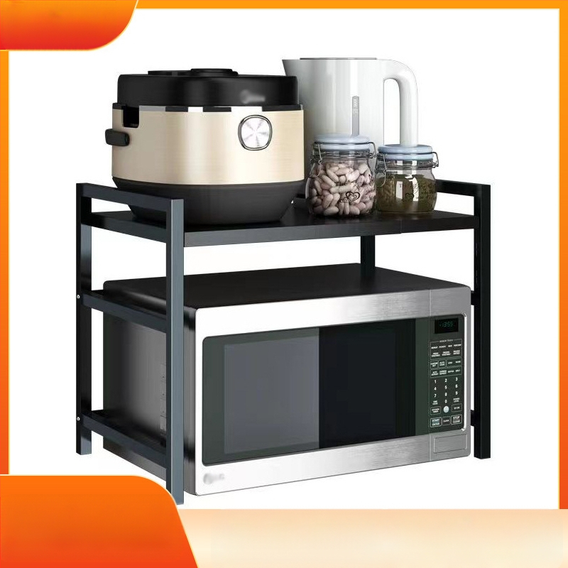 Virtuves plauktu veikala vadītājs iesaka ievelkamu sabiezinātu sabiezinātu virtuves galda rīsu plīts tējkannu mikroviļņu krāsns plauktu