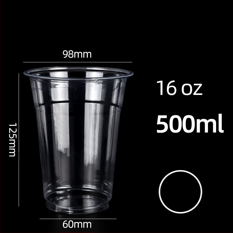 [Pritaikyta] 98 kalibro vienkartiniai kavos puodeliai, šalto gėrimo puodeliai, didelio skaidrumo, naminių gyvūnėlių gėrimų puodeliai, nepralaidūs išsinešimui.