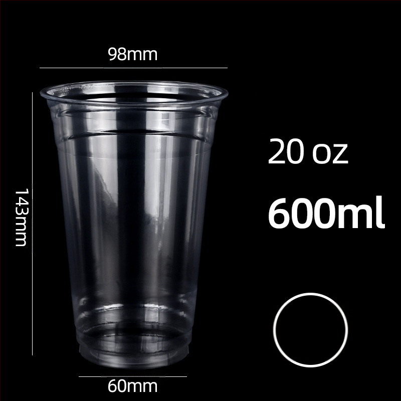 [Pritaikyta] 98 kalibro vienkartiniai kavos puodeliai, šalto gėrimo puodeliai, didelio skaidrumo, naminių gyvūnėlių gėrimų puodeliai, nepralaidūs išsinešimui.