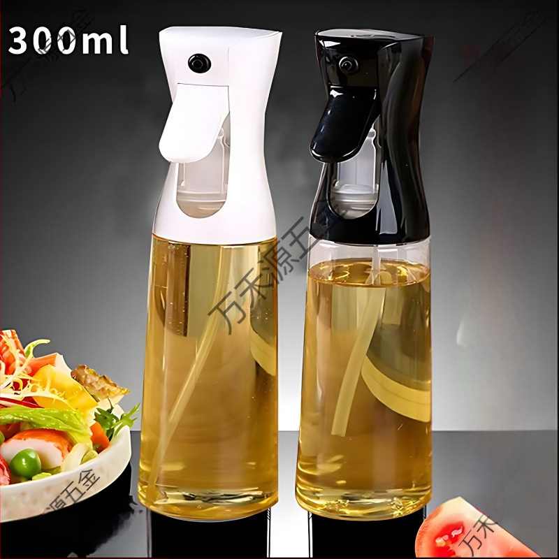 Õlipihustuspudel köögipottidele, söödava oliiviõli pihustuspudel, grillimiseks mõeldud väike klaasist õlivaba õlipott