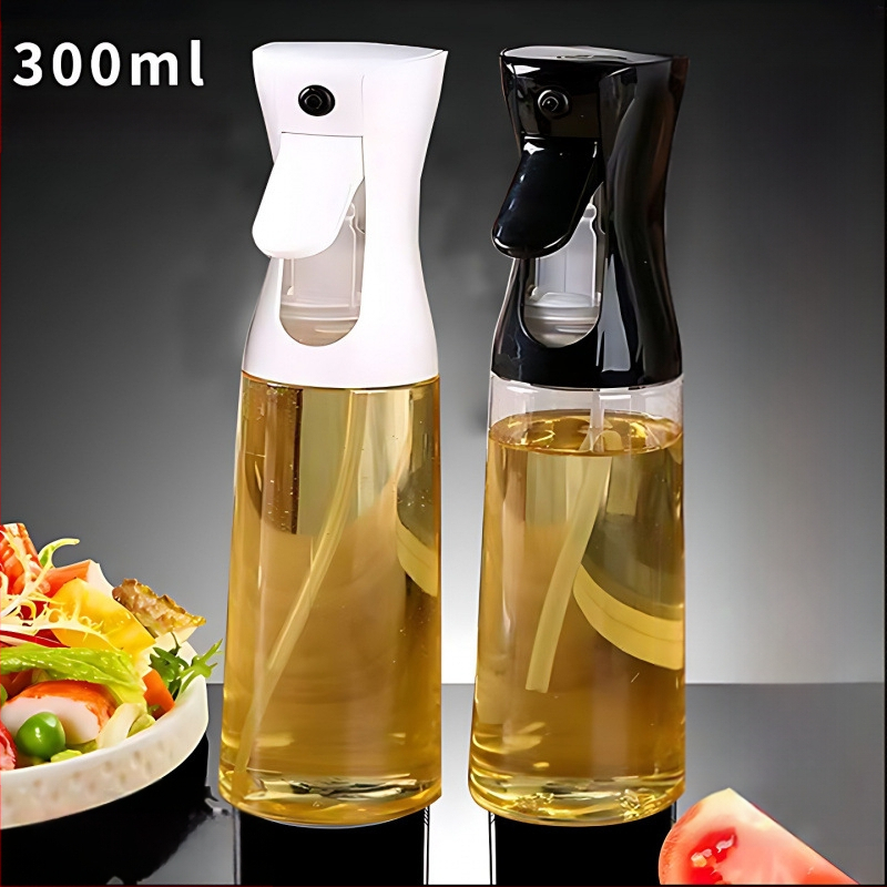 Õlipihustuspudel köögipottidele, söödava oliiviõli pihustuspudel, grillimiseks mõeldud väike klaasist õlivaba õlipott