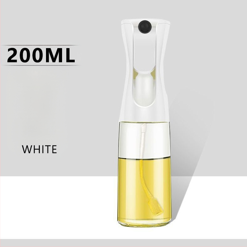 Õlipihustuspudel köögipottidele, söödava oliiviõli pihustuspudel, grillimiseks mõeldud väike klaasist õlivaba õlipott