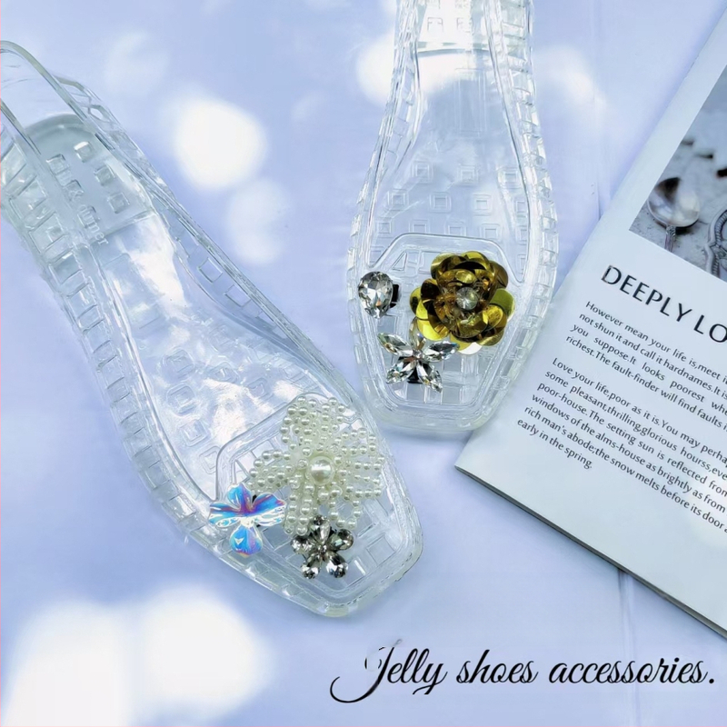 Krokodillkingad Kristallkingad Želeekingad Krokodillkingad Lillelised želeekingad Dekoratiivsed kingalilled Isetegemise aksessuaarid Kingalilled Kingapandaalid