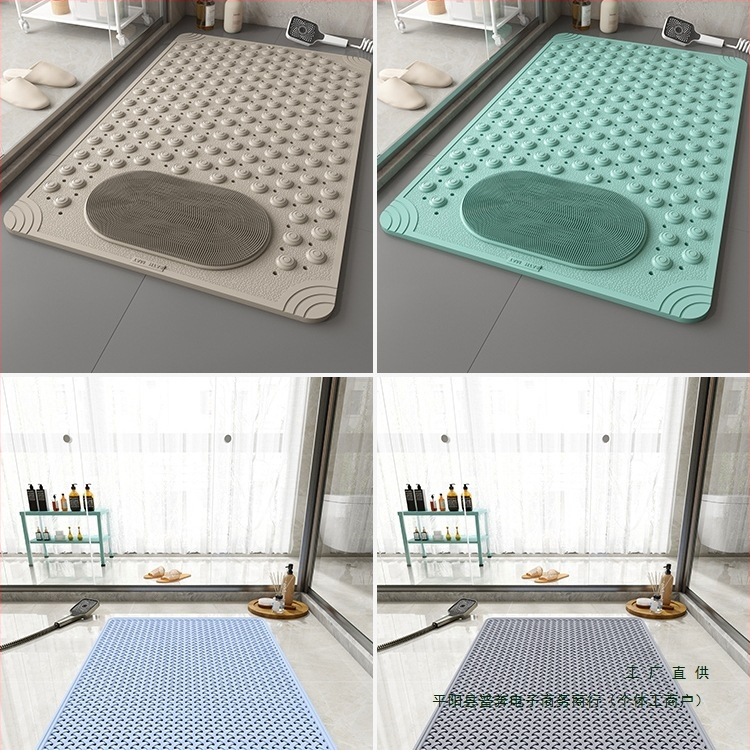 Fürdőszobai csúszásgátló szőnyeg, Zuhanyzó, Fürdőszobai fürdő vízálló lábtörlő, Szállodai WC-kád esésgátló padlószőnyeg