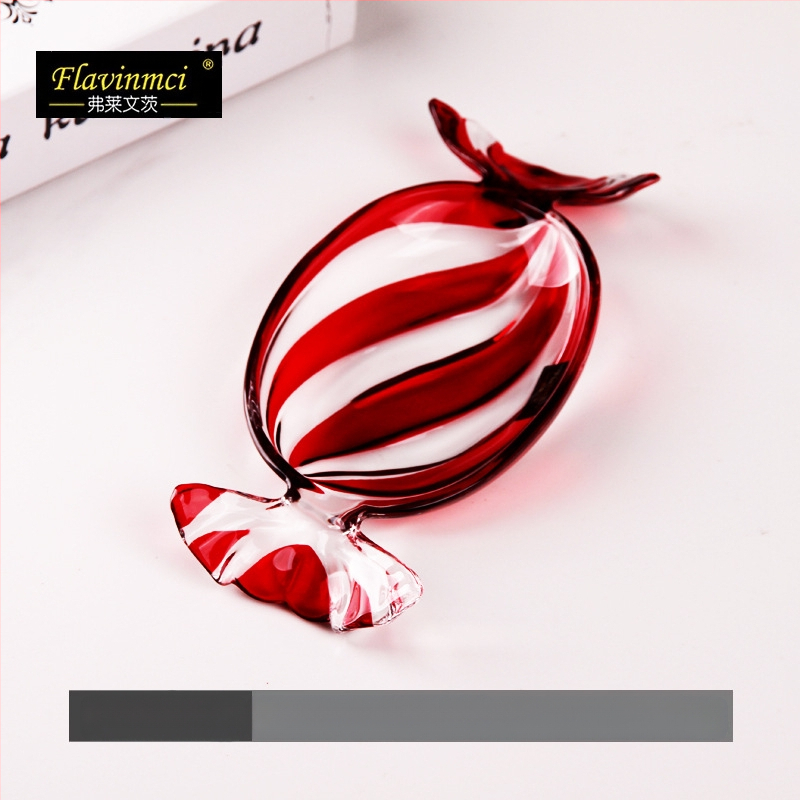 Spalvota stiklinė vaisių lėkštė Kūrybinga saldainių formos išdavimo lėkštė Saldainių lėkštė Namų apyvokos kambario džiovintų vaisių lėkštė Maisto lėkštė Vaisių lėkštė