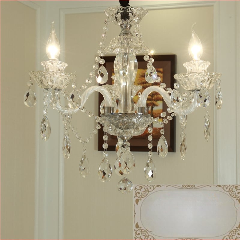 Prantsuse kreemjas kristalllühtri elutoa lamp söögitoa magamistoa kodulamp atmosfääriline luksuslik Euroopa stiilis villa esiku lamp