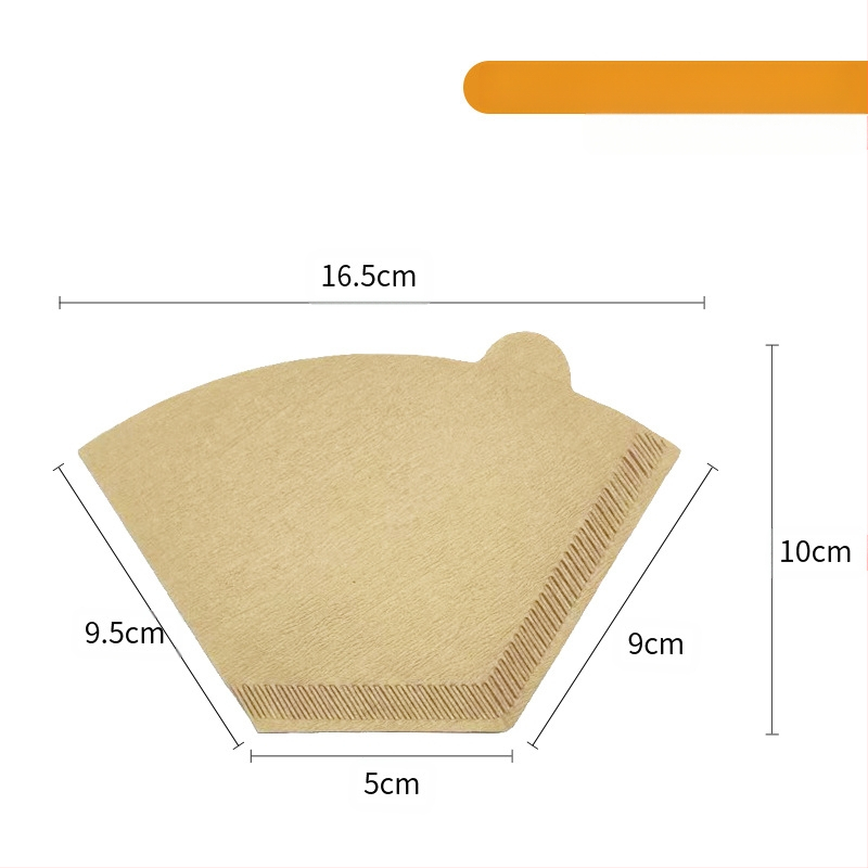 Kohvifilterpaber, lehvikukujuline tilkfilter, käsitsi valmistatud kohv, rippuv kõrvafilterpaber, filtritass, ühekordne kohvifilterpaber, V60 filterpaber