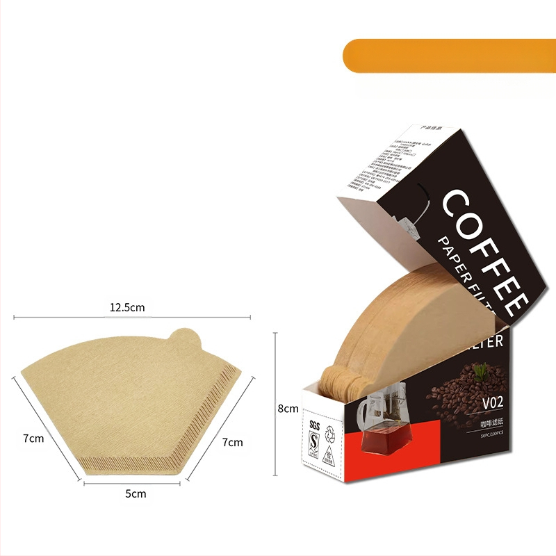 Kohvifilterpaber, lehvikukujuline tilkfilter, käsitsi valmistatud kohv, rippuv kõrvafilterpaber, filtritass, ühekordne kohvifilterpaber, V60 filterpaber