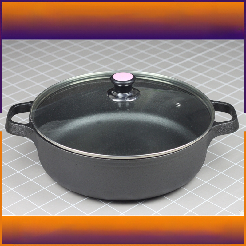 Malmist pann, majapidamises kasutatav pannkoogipann, toores praekott, pann, multifunktsionaalne praepann, toores malmist hautisepann, katmata mittenakkuva pann