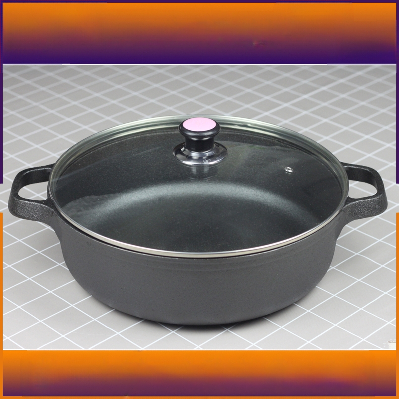 Malmist pann, majapidamises kasutatav pannkoogipann, toores praekott, pann, multifunktsionaalne praepann, toores malmist hautisepann, katmata mittenakkuva pann