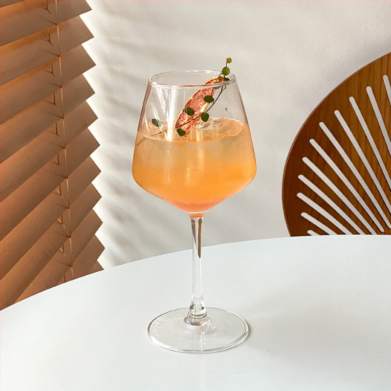 Ins Style Retro üvegpohár Bár koktélpohár Martini pohár Gyümölcsboros pohár Különleges pohár Borospohár