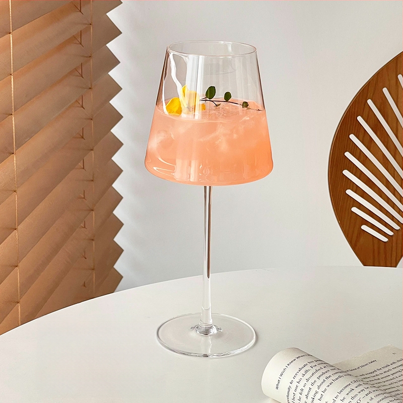 Ins Style Retro üvegpohár Bár koktélpohár Martini pohár Gyümölcsboros pohár Különleges pohár Borospohár