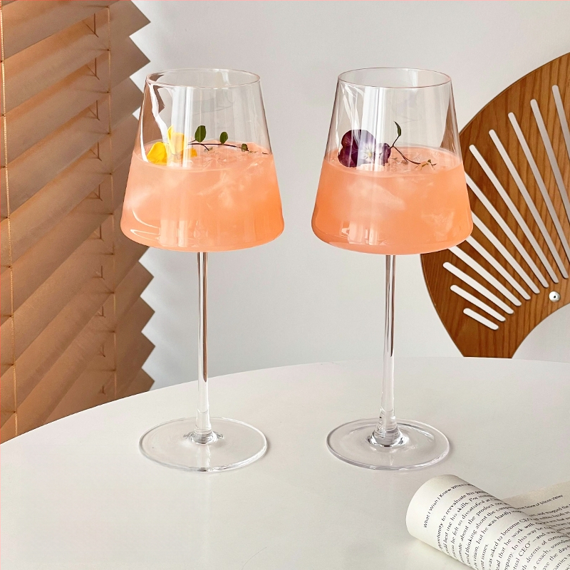 Ins Style Retro üvegpohár Bár koktélpohár Martini pohár Gyümölcsboros pohár Különleges pohár Borospohár