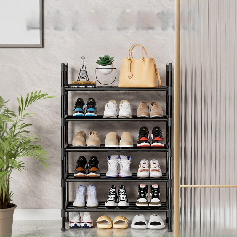 Roostevabast terasest kingariiul Lihtne ukseava Kodumajapidamises Siseruumides Säästlik Ühiselamu Kingakapp Nägus hoiuriiul Mitmekihiline Kingariiul