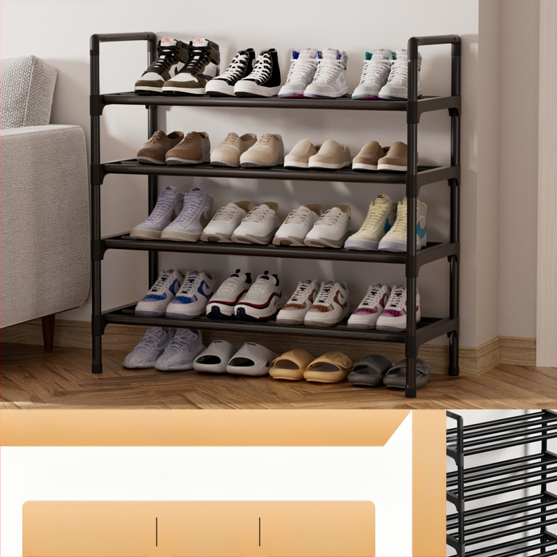 Roostevabast terasest kingariiul Lihtne ukseava Kodumajapidamises Siseruumides Säästlik Ühiselamu Kingakapp Nägus hoiuriiul Mitmekihiline Kingariiul