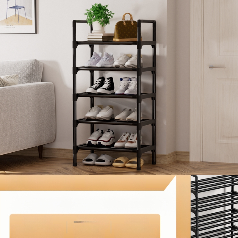 Roostevabast terasest kingariiul Lihtne ukseava Kodumajapidamises Siseruumides Säästlik Ühiselamu Kingakapp Nägus hoiuriiul Mitmekihiline Kingariiul