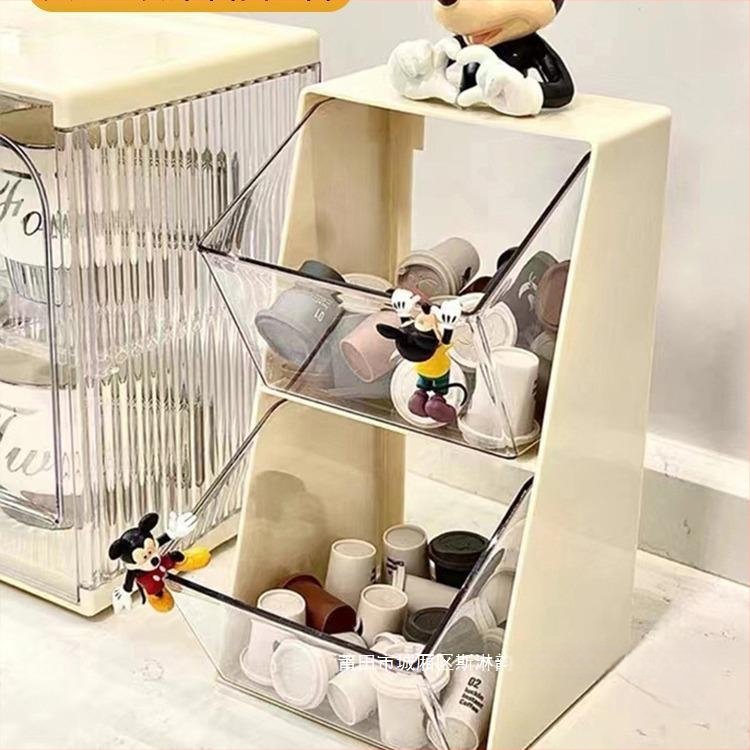 Gyári kapszulás kávétároló asztali irodai teaszoba bár kiállító doboz snackek fülbe akasztható teafilter tároló állvány