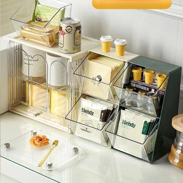 Gyári kapszulás kávétároló asztali irodai teaszoba bár kiállító doboz snackek fülbe akasztható teafilter tároló állvány