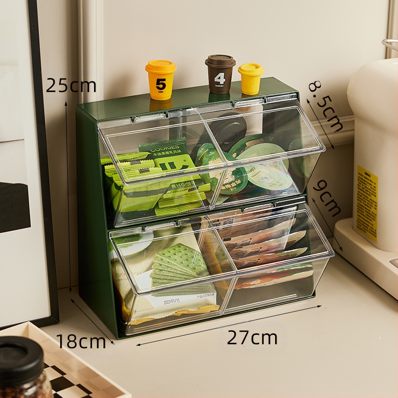 Gyári kapszulás kávétároló asztali irodai teaszoba bár kiállító doboz snackek fülbe akasztható teafilter tároló állvány